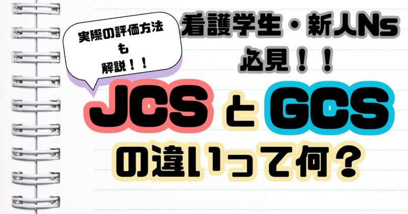 JCSとGCSの違いってなに？